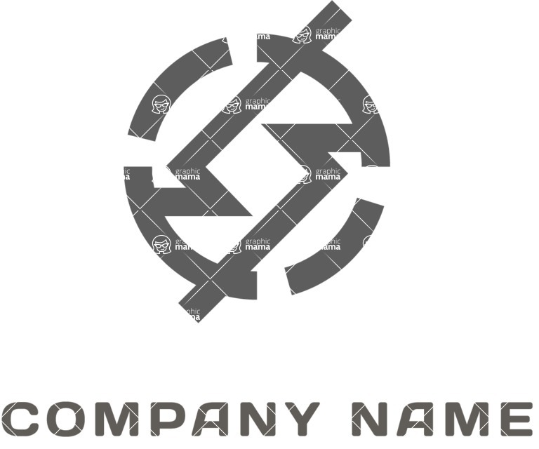 Business Logo Templates - vector graphics in a pack from GraphicMama - Angular Business Company Logo Design